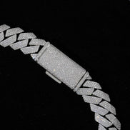 VVS1 Moissanite 20mm Cuban Linked Luxury Chain