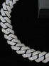 VVS1 Moissanite 20mm Cuban Linked Luxury Chain