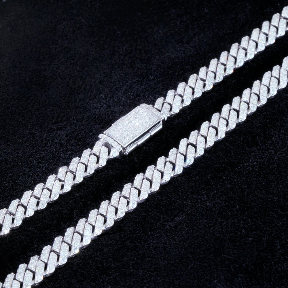Hip Hop Luxury Moissnaite Diamond Iced Out Cuban Chain