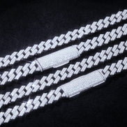18mm Moissanite Diamond Luxury Hip Hop Cuban Chain