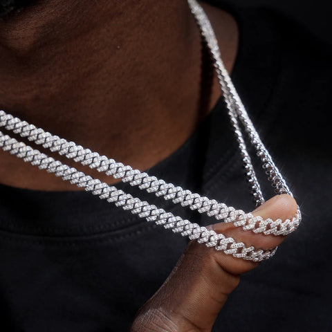 Hip Hop Luxury Moissnaite Diamond Iced Out Cuban Chain