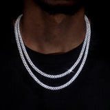 Hip Hop Luxury Moissnaite Diamond Iced Out Cuban Chain