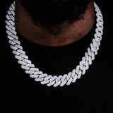 22mm Iced Out Luxury Moissanite Diamond Hip Hop Chain