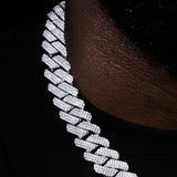 22mm Iced Out Luxury Moissanite Diamond Hip Hop Chain