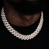 Moissanite Diamond 22mm Iced Out Hip Hop Chain