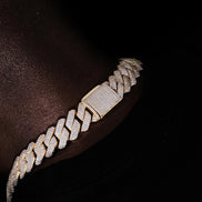 Moissanite Diamond 22mm Iced Out Hip Hop Chain