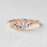 Moissanite Diamond Round Cut Vintage Ring For Her