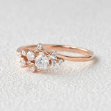 Moissanite Diamond Round Cut Vintage Ring For Her