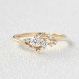 Moissanite Diamond Round Cut Vintage Ring For Her