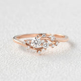 Moissanite Diamond Round Cut Vintage Ring For Her