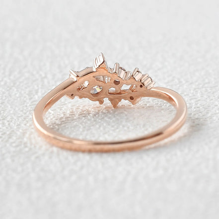Moissanite Diamond Round Cut Vintage Ring For Her