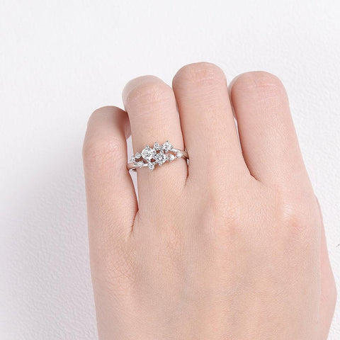 Moissanite Diamond Round Cut Vintage Ring For Her