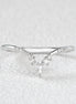 Marquise & Round Cut Chevron Style Moissanite Band
