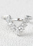 Moissanite Marquise Cut Wedding Band For Women