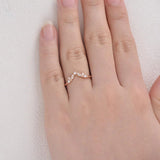 Round Cut D Color Moissanite Half Eternity Proposal Band For Her