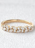 Moissanite Marquise And Round Cut Eternity Band