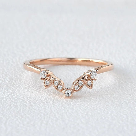 Round Cut D Color Moissanite Half Eternity Proposal Band For Her