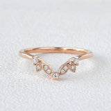 Round Cut D Color Moissanite Half Eternity Proposal Band For Her