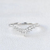 Pear Cut  Moissanite Eternity Band For Wedding Bride