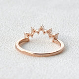 Round Cut Fancy Style Lab Created Moissnaite Eternity Band