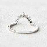 VVS1 Moissanite Marquise And Round Cut Eternity Band
