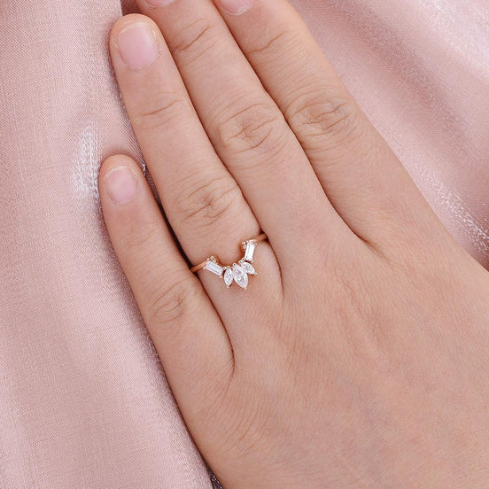 Multi Stone VVS1 Moissanite Anniversary Gift For Women