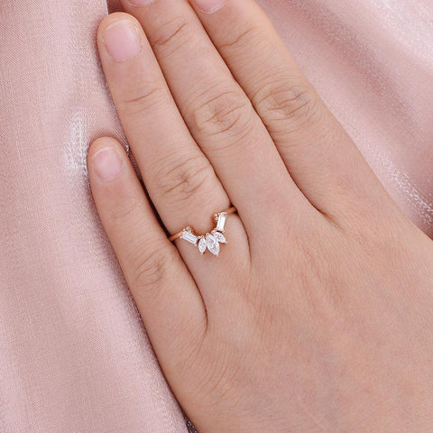 Multi Stone VVS1 Moissanite Anniversary Gift For Women