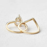 Pear Cut Solitaire VVS1 Moissanite Wedding Ring Set