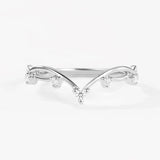 Round Cut Twisted VVS1 Moissanite Valentine Day Gift For Her