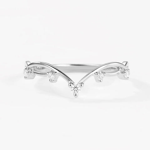 Round Cut Twisted VVS1 Moissanite Valentine Day Gift For Her