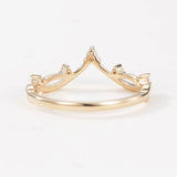 Round Cut Twisted VVS1 Moissanite Valentine Day Gift For Her