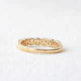 VVS1 Round Cut Moissanite Unique Eternity Band For Bride