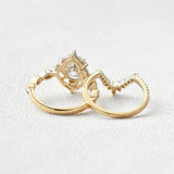 Moissanite D Color Oval Cut Filigree Anniversary Gift For Women