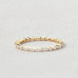Full Eternity Moissanite Marquise & Round Cut Proposal Band