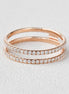 Round Cut Moissanite Eternity Guard Style Band