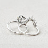 Pear Cut Halo Moissanite VVS1 Clarity Bridal Ring Set For Women