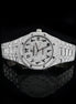 Bust Down Iced Out Arabic Dial  Moissanite Hip Hop Watch