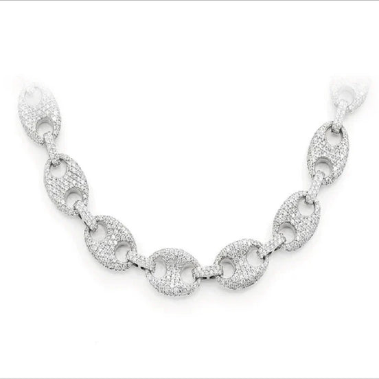 Men's Miami Cuban Mariner Link Iced Out Hip Hop Chain