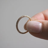 Knife Shank Moissanite Round Cut Unique Style Band