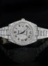 Moissanite Diamond Full White Stainless Steel Wrist Watch