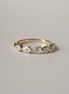 Half Eternity Pear Cut Moissnaite Wedding Band