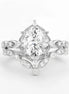 D Color Moissanite Oval Cut Art Deco Ring Set For Wife