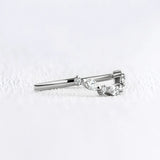 VVS1 Moissanite Marquise & Round Cut Eternity Band
