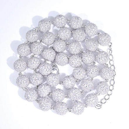 Moissanite Diamond Hip Hip Luxury Ball Chain For Him