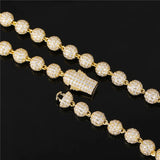 Ice Out Full Moissnaite Diamond Luxury Hip Hop Ball Chain