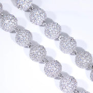Moissanite Diamond Hip Hip Luxury Ball Chain For Him