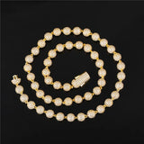 Ice Out Full Moissnaite Diamond Luxury Hip Hop Ball Chain
