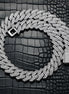 Iced Out Luxury Moissanite Cuban Chain For Men's