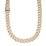 D Color Moissanite Round Cut Hip Hop Chain For Men's