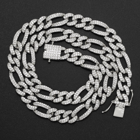 Iced Out Moissnaite Luxury Hip Hop Cuban Chain For Men's